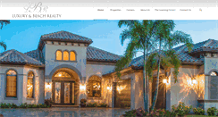 Desktop Screenshot of luxuryandbeachrealty.com